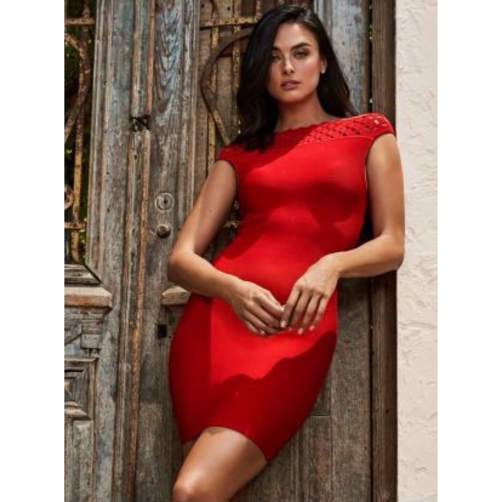 GUESS BY MARCIANO Honor Sleeveless Bandage Dress